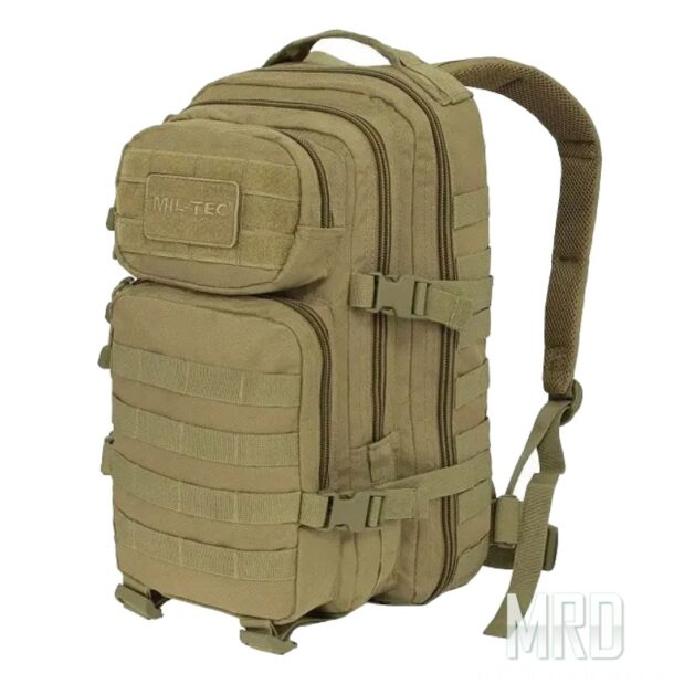 Рюкзак тактический Assault S Khaki 20 литров. Miltec.