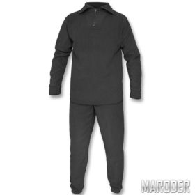 Термобелье флисовое THERMOFLEECE с застежкой. Черное: Цена, Характеристики, Фото