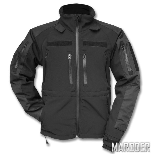 Тактическая куртка Softshell Jacket MT-Plus черная