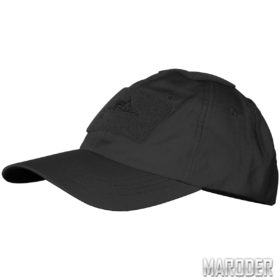 Бейсболка Cotton Ripstop Черная. Helikon-tex: Цена, Характеристики, Фото