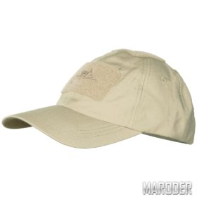 Бейсболка Cotton Ripstop Khaki. Helikon-tex: Цена, Характеристики, Фото
