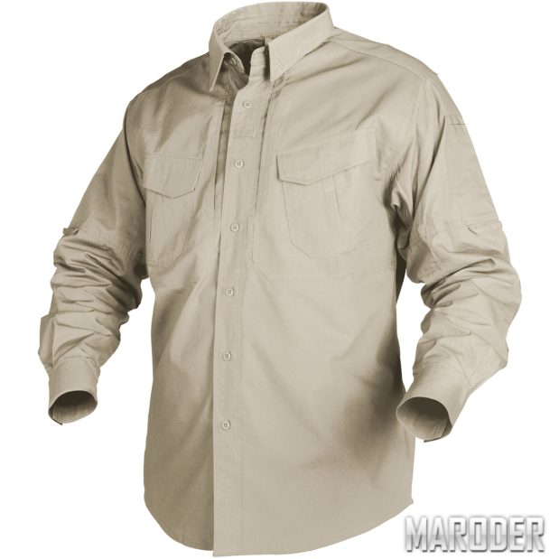 Рубашка тактическая Defender Long Khaki helikon хеликон