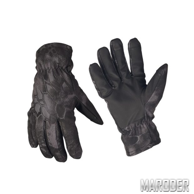 Перчатки сенсорные зимние SOFTSHELL THINSULATE Kryptek Typhon