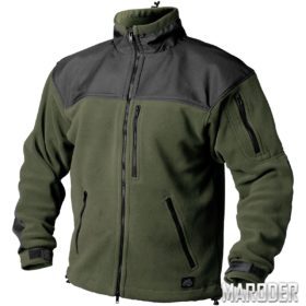 Флисовая куртка CLASSIC ARMY FLEECE олива-черный. Helikon-tex: Цена, Характеристики, Фото