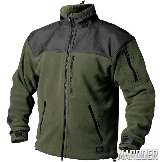 Флисовая куртка CLASSIC ARMY FLEECE олива-черный