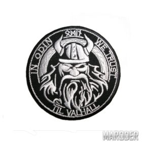 Нашивка викинг In Odin We Trust Til Valhall: Цена, Характеристики, Фото