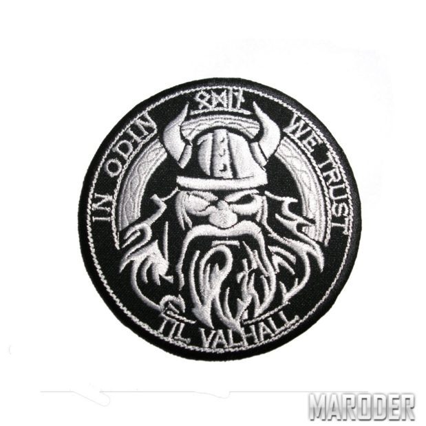 Нашивка викинг In Odin We Trust