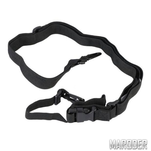 ремень оружейный трехточечный magpul черный 1