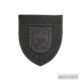 Шеврон Патруль Львів Black чорна, черная нашивка, черный полностью