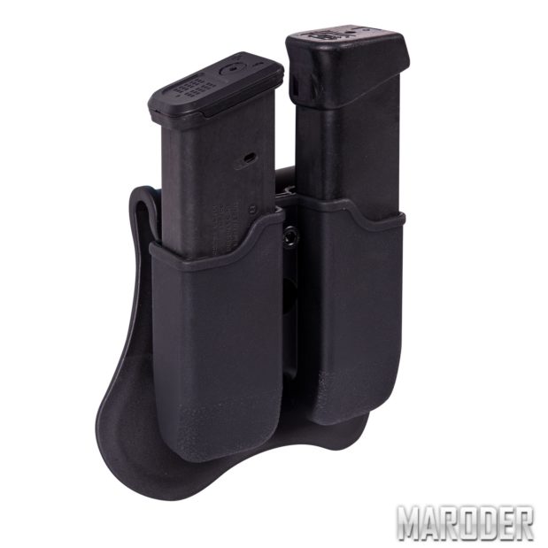 Подсумок пластиковый для двух пистолетных магазинов GLOCK