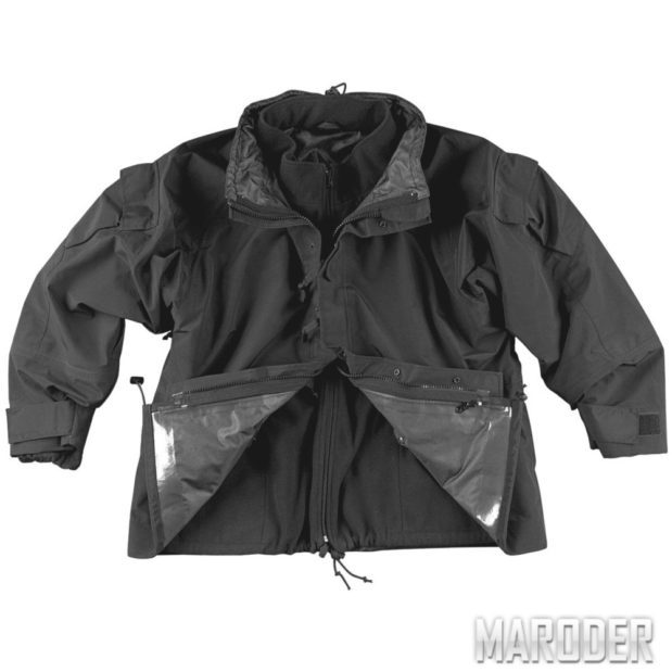 HELIKON ECWCS JACKET GEN II WITH FLEECE BLACK с подстежкой