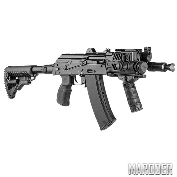 приклад для аксу с адаптером трубой fab defense