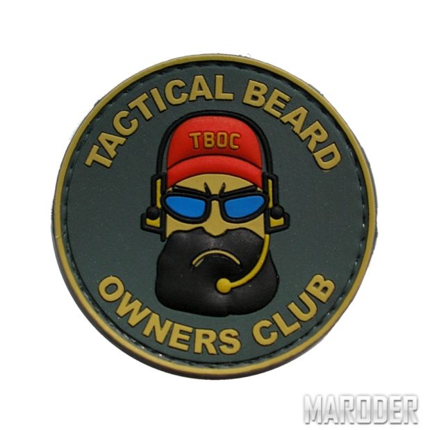 Нашивка ПФХ тактическая борода Tactical Beard