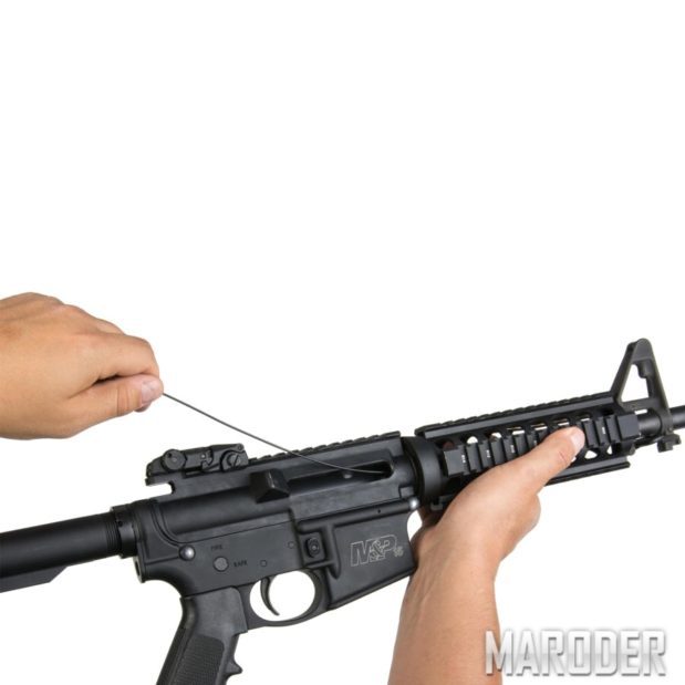 Real Avid Bore Boss- Clean Storing Gun Snake With Handle Bore Boss .223 Caliber 5.56mm 2