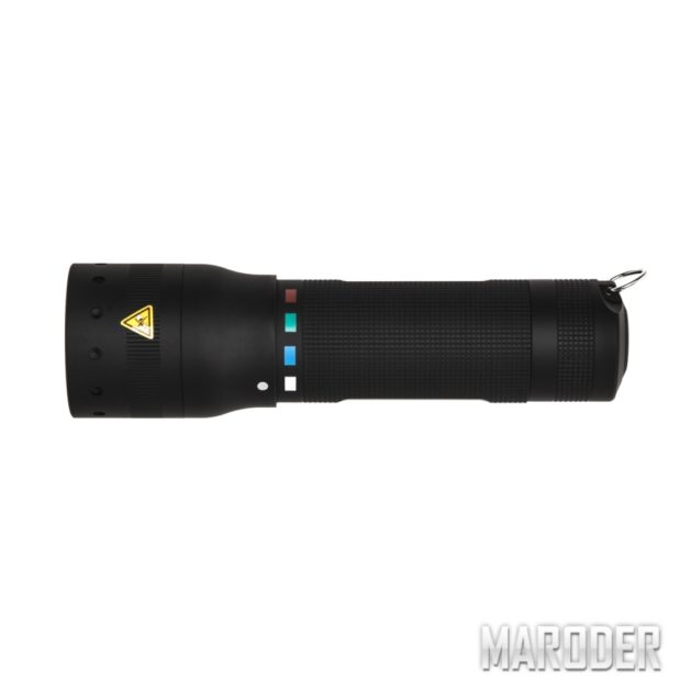 Фонарь LedLenser P7QC. Четырехцветный, фокусируемый. Комплект