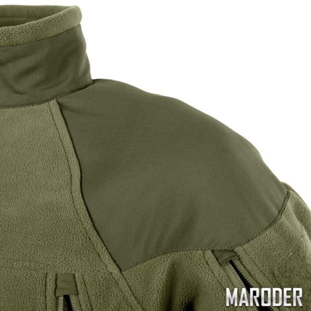 HELIKON STRATUS HEAVY FLEECE JACKET OLIVE GREEN 5