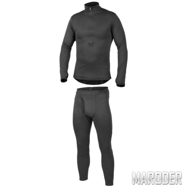 Комплект термобелья US LVL 2 Black. Helikon-Tex
