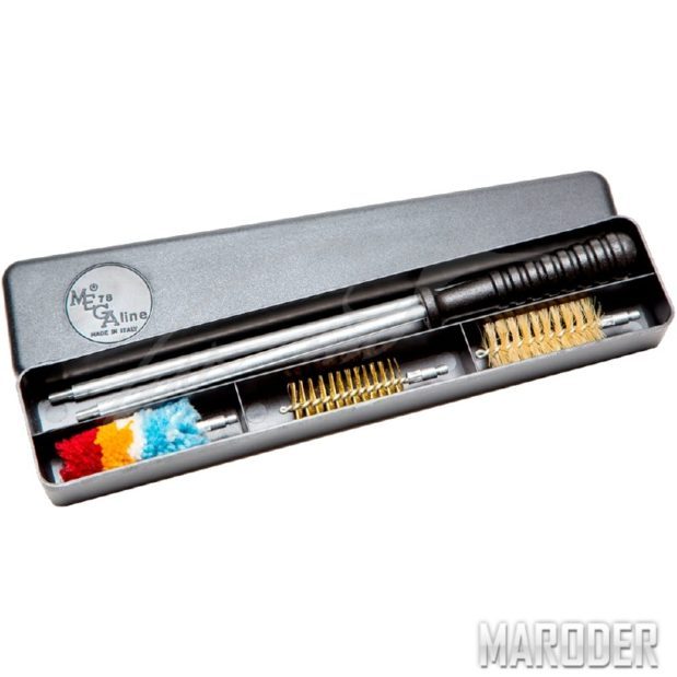 Набор для чистки MEGAline 081L012 кал. 12. Алюминиевый шомпол. Пластиковый кейс.
