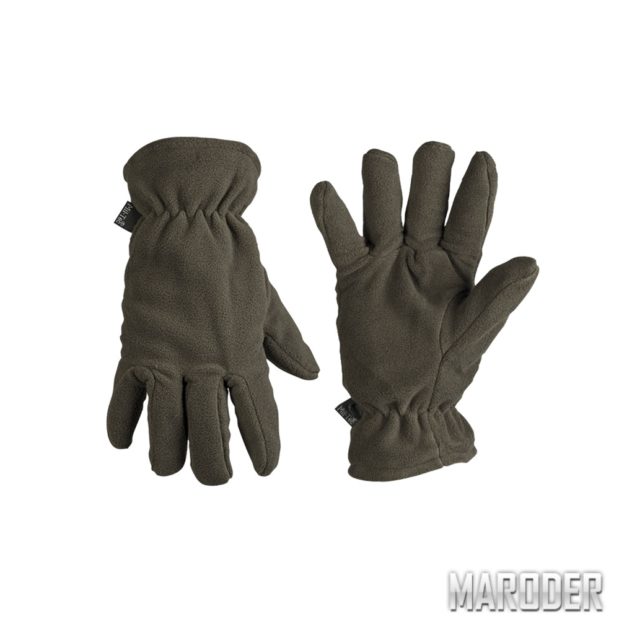 Перчатки зимние флисовые Thinsulate Olive. Miltec