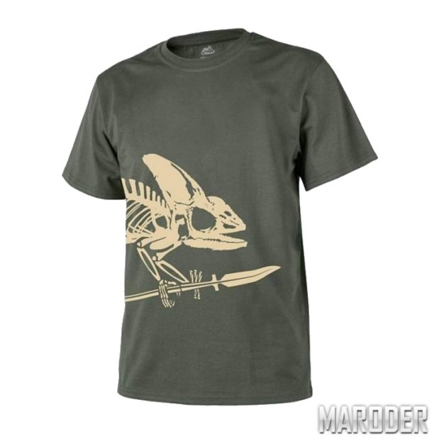 Футболка FULL BODY SKELETON Olive Green