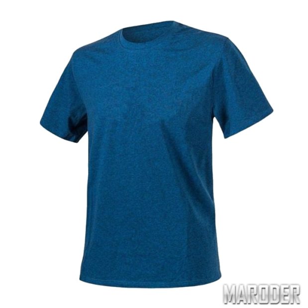 Футболка Melange Blue / Black