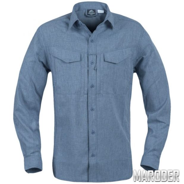 РУБАШКА DEFENDER MK2 GENTLEMAN melange blue 2