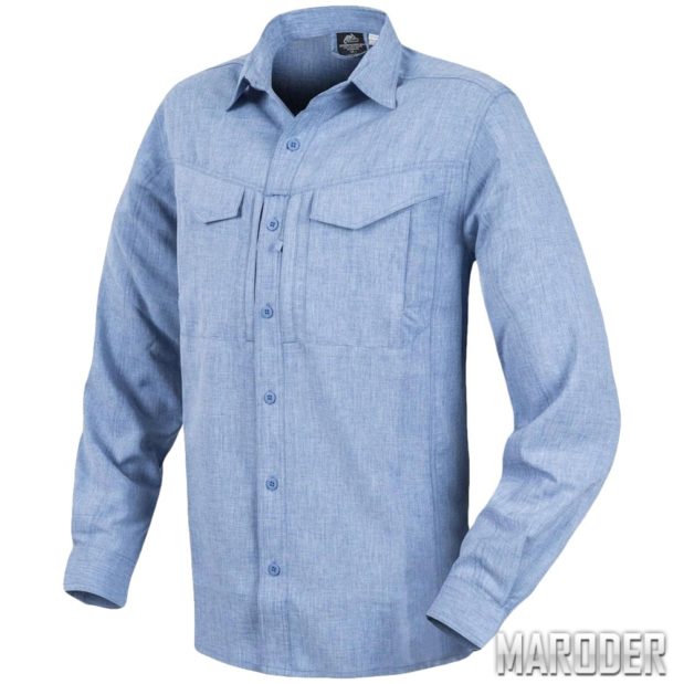 Рубашка DEFENDER Mk2 Gentleman Melange Light-Blue