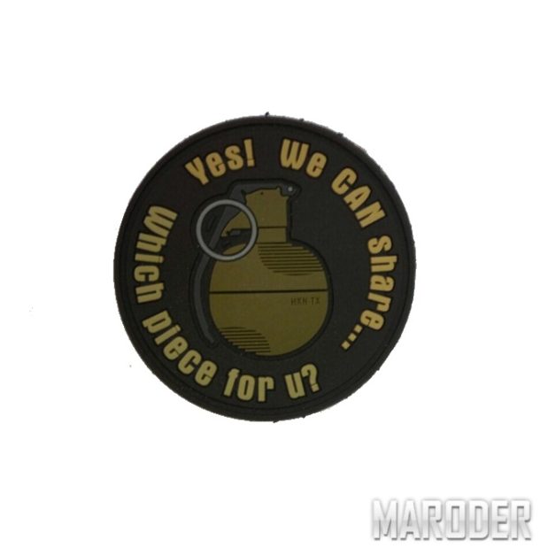 Морал патч WE CAN SHARE. Grenade Patch