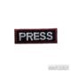 Нашивка PRESS на бейсболку, на рукав