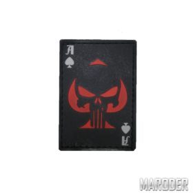 Морал патч Punisher Пиковый туз Красный: Цена, Характеристики, Фото