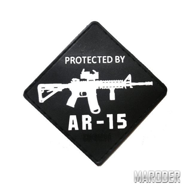 морал патч Protected by AR-15