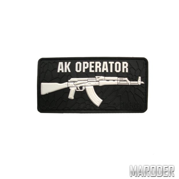 Морал патч AK Operator Black