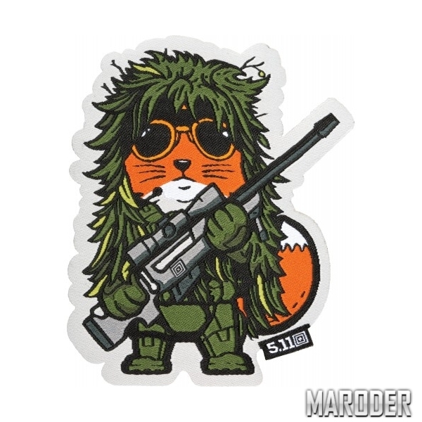 Нашивка TACTICAL FOX SNIPER PATCH. 5.11 Tactical