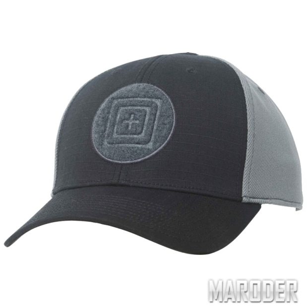 Бейсболка тактическая Downrange Cap 2.0 Black. 5.11 Tactical
