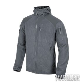 Куртка ALPHA HOODIE Grid Fleece Shadow Grey: Цена, Характеристики, Фото