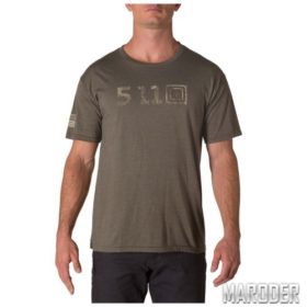 Футболка 5.11 Legacy Tonal Tee Military Green Heather: Цена, Характеристики, Фото