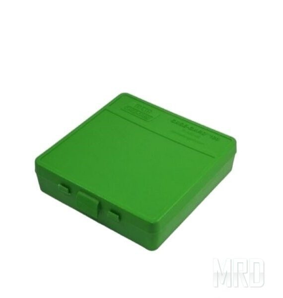 Коробка для патронов 9мм, 380 ACP Зеленая. 100шт. MTM. купить