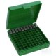 Коробка для патронов 9мм, 380 ACP Зеленая. 100шт. MTM.: Фото №2