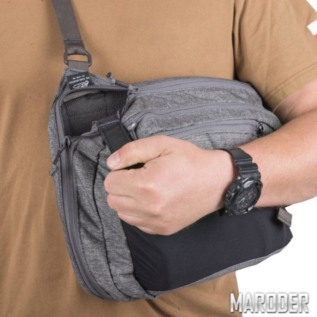 Однолямочный рюкзак для оружия EDC Sling melange обзор 1