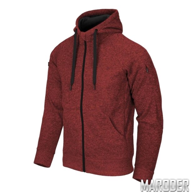 Куртка Covert Tactical Hoodie FullZip Melange Red. Helikon-Tex