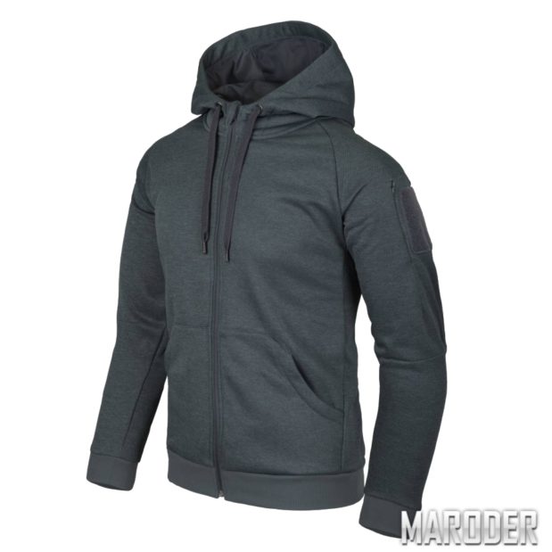 Куртка Urban Tactical Hoodie FullZip Black-Grey Melange