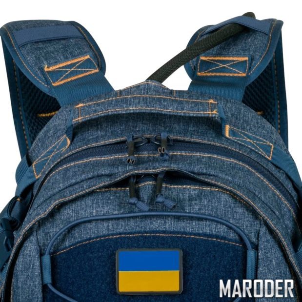 РЮКЗАК EDC — NYLON melange blue 2