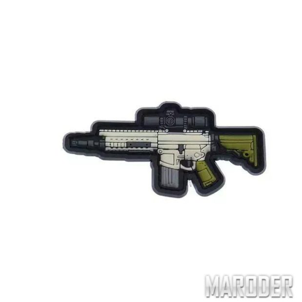 Морал патч AR15 White