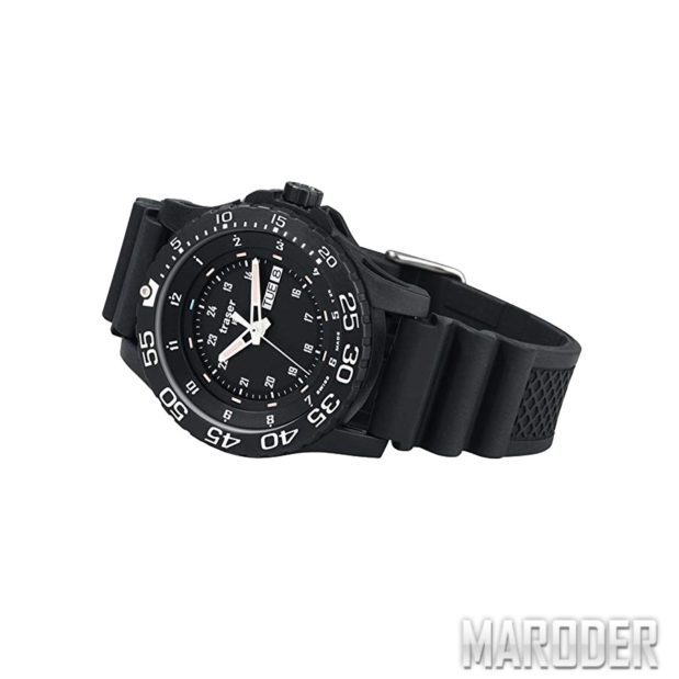 TRASER P6600 ELITE RED, TACTICAL MISSION WATCH ON RUBBER STRAP 1