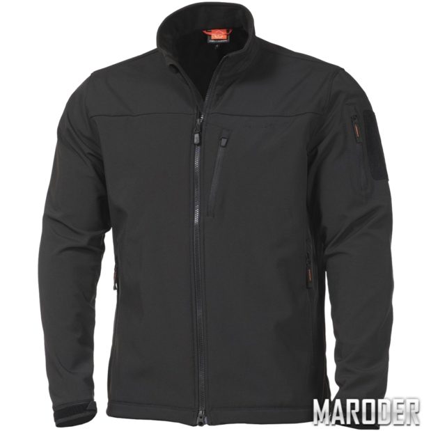 Тактическая куртка Reiner 2.0 Black. Soft Shell. Pentagon