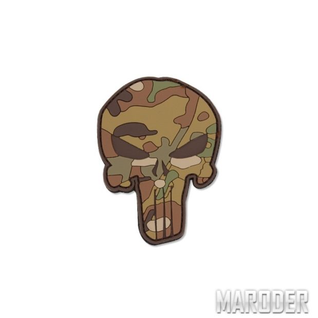 Морал патч Punisher Multicam. 101 Inc.