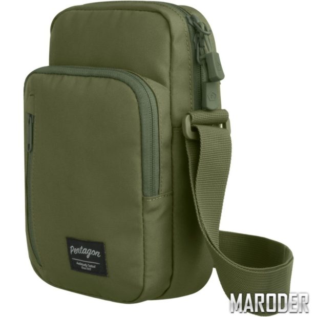сумка для пистолета Pentagon Kleos Messenger Bag olive 2
