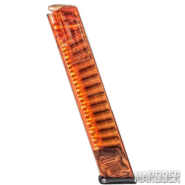 Магазин ETS для Glock 9 мм на 30 патронов. Оранжевый