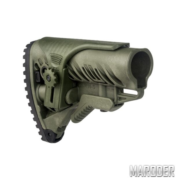 Приклад FAB Defense GLR-16 CP Олива для AR15/M16