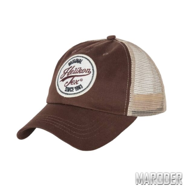 Бейсболка Trucker Logo Mud Brown. Helikon-Tex